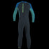 Toddler Reactor-2 2mm Back Zip Full - Pojkar - skiffer/lightaqua/ocean